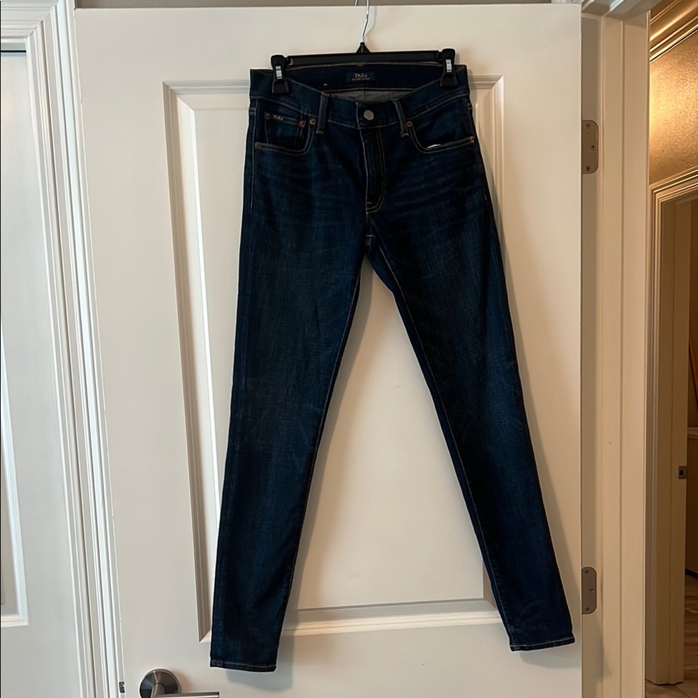Polo Ralph Lauren Dark Blue Women's Tompkins Skinny Jeans Size 26